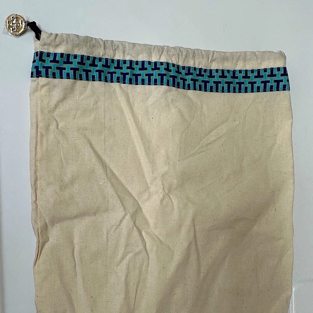 Tory Burch fabric sachel dust bag 12x15”